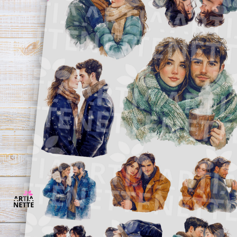 Wydruki A4 - Cozy Couples SET 02