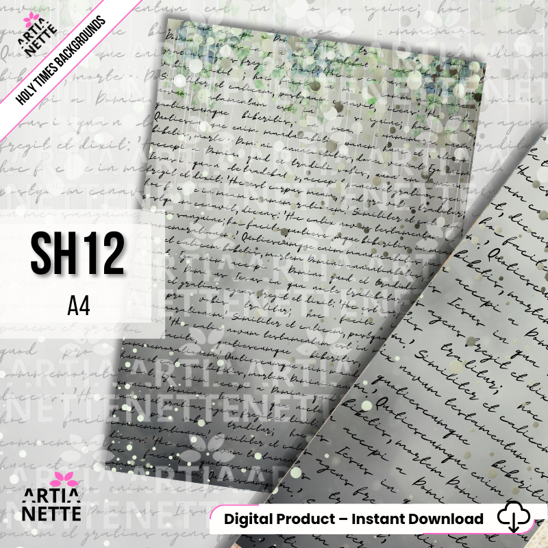 Holy Times 12 teł A4 - Komunia, chrzest, tła do zaproszeń