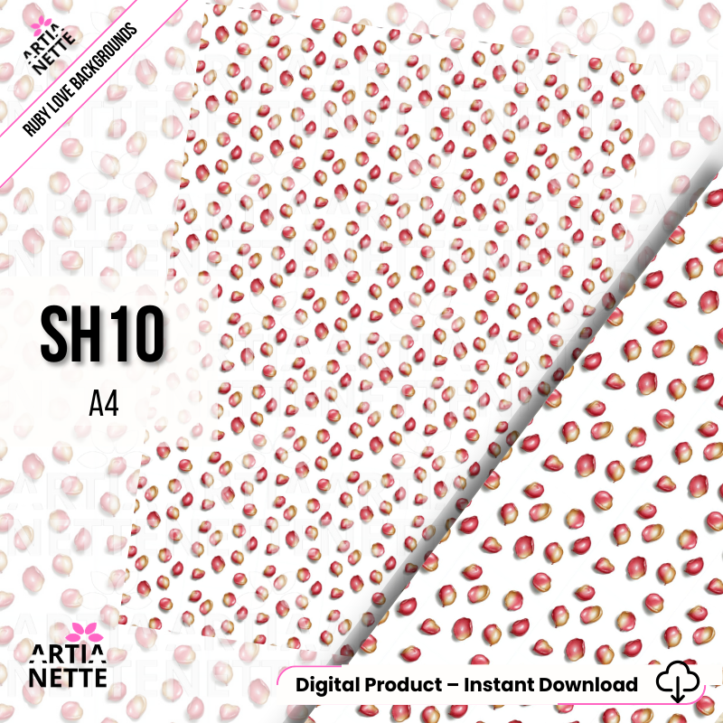 A4 Printable Scrapbook Papers – Set of 22 Vintage Backgrounds | Ruby Love Backgrounds