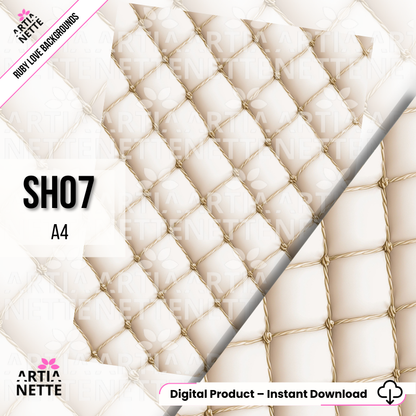 A4 Printable Scrapbook Papers – Set of 22 Vintage Backgrounds | Ruby Love Backgrounds