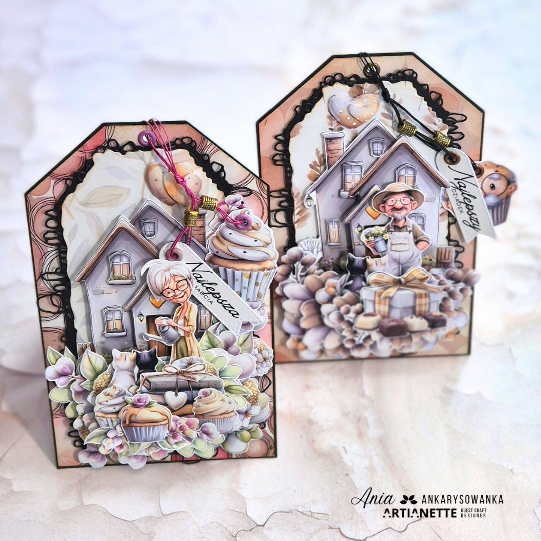 Simple Life SET 03 - Grafiki PNG i arkusz A4 - Dom kwitnie, ogrodnictwo, rośliny