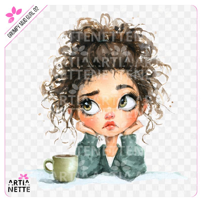 Grumpy Mug Girl 02