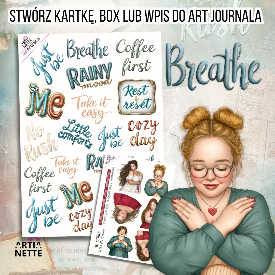 Zestaw grafik na Dzień Kobiet – 6 arkuszy A4 + 18 postaci PNG