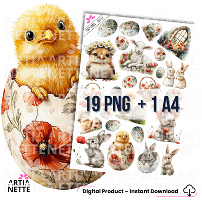 Holy Times SET 04 Wielkanoc, wiosna, radosne motywy religijne