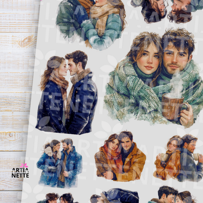 Wydruki A4 - Cozy Couples SET 02
