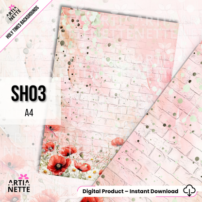 Holy Times 12 teł A4 - Komunia, chrzest, tła do zaproszeń