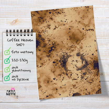 Artiabook Coffee Heaven Collection | Arkusze pojedyncze A4