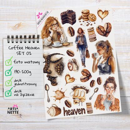 Artiabook Coffee Heaven Collection | Arkusze pojedyncze A4