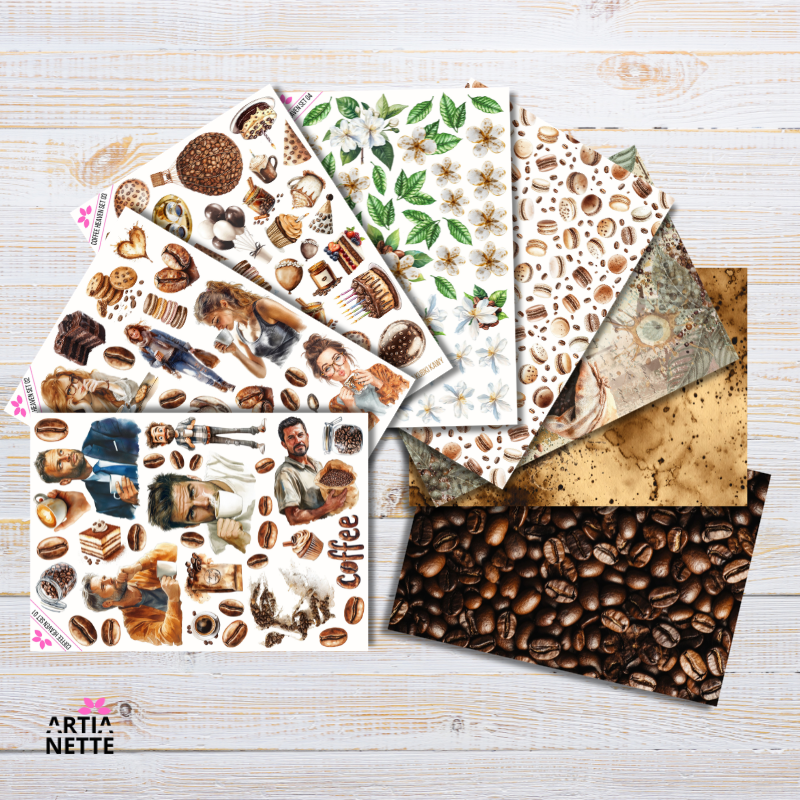 Artiabook Coffee Heaven Collection | Arkusze pojedyncze A4