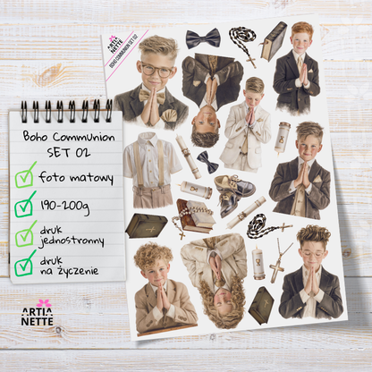 Artiabook Boho Communion | Arkusze pojedyncze A4