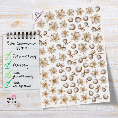 Artiabook Boho Communion | Arkusze pojedyncze A4