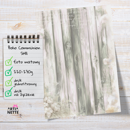 Artiabook Boho Communion | Arkusze pojedyncze A4