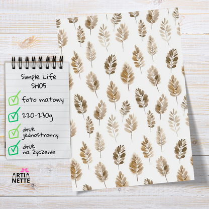 Artiabook Simple Life | Arkusze pojedyncze A4