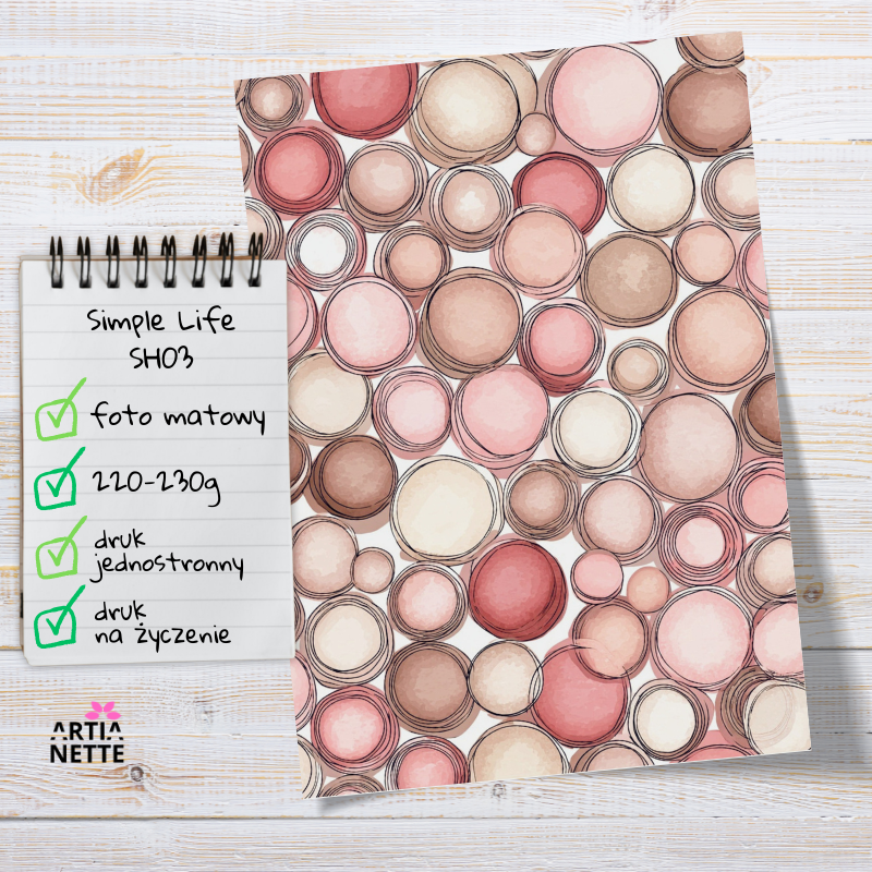 Artiabook Simple Life | Arkusze pojedyncze A4