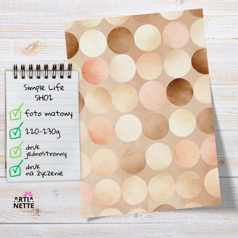 Artiabook Simple Life | Arkusze pojedyncze A4