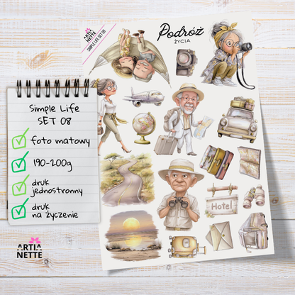 Artiabook Simple Life | Arkusze pojedyncze A4