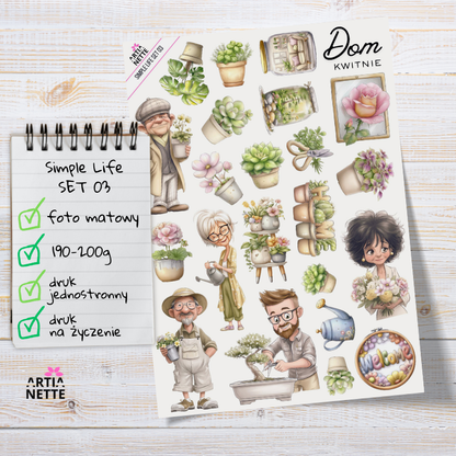 Artiabook Simple Life | Arkusze pojedyncze A4