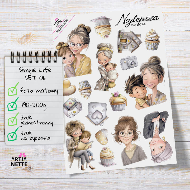Artiabook Simple Life | Arkusze pojedyncze A4