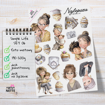 Artiabook Simple Life | Arkusze pojedyncze A4