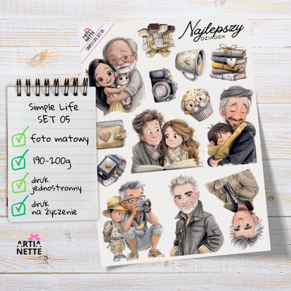 Artiabook Simple Life | Arkusze pojedyncze A4