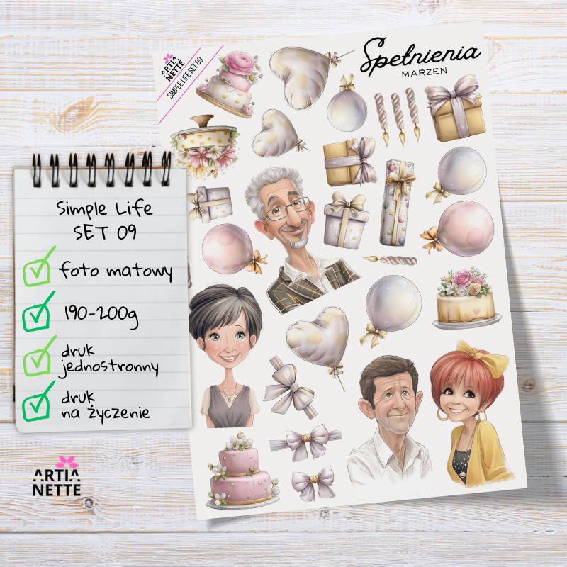 Artiabook Simple Life | Arkusze pojedyncze A4