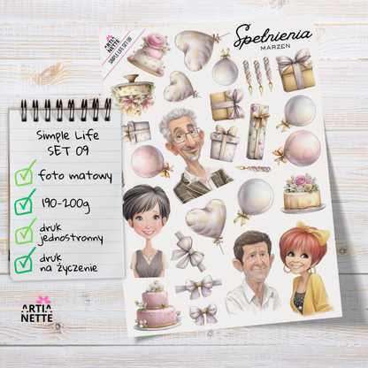 Artiabook Simple Life | Arkusze pojedyncze A4