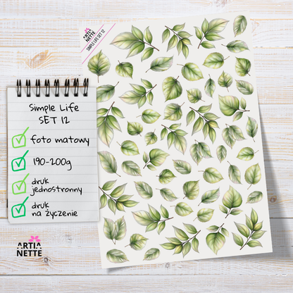 Artiabook Simple Life | Arkusze pojedyncze A4