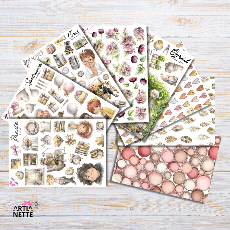 Artiabook Simple Life | Arkusze pojedyncze A4