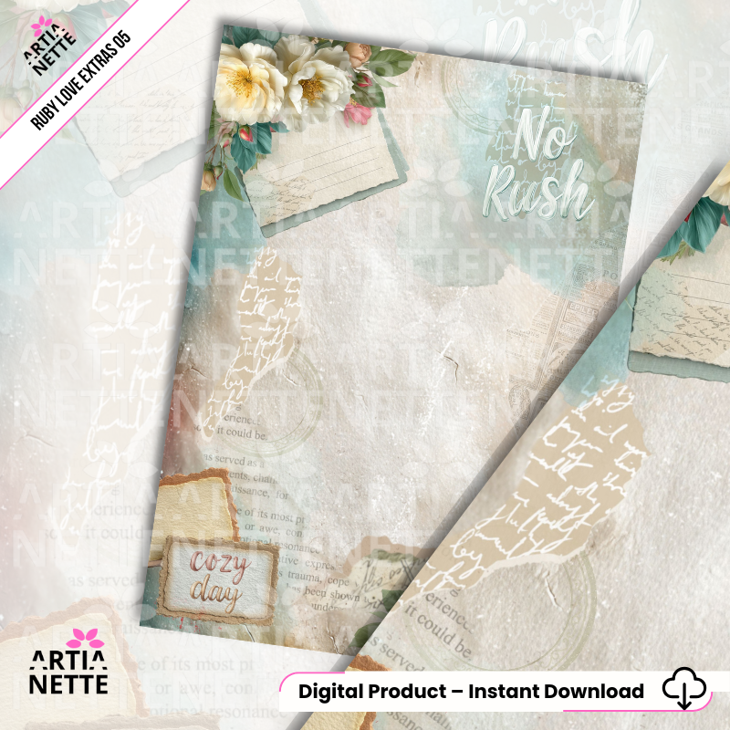 Zestaw grafik na Dzień Kobiet – 6 arkuszy A4 + 18 postaci PNG