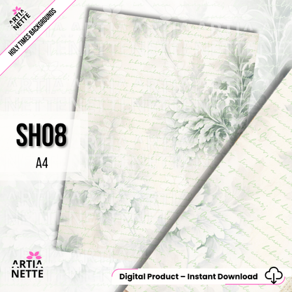 Holy Times 12 teł A4 - Komunia, chrzest, tła do zaproszeń