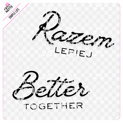 Simple Life SET 02 - Rodzina, zwierzęta, Razem Lepiej