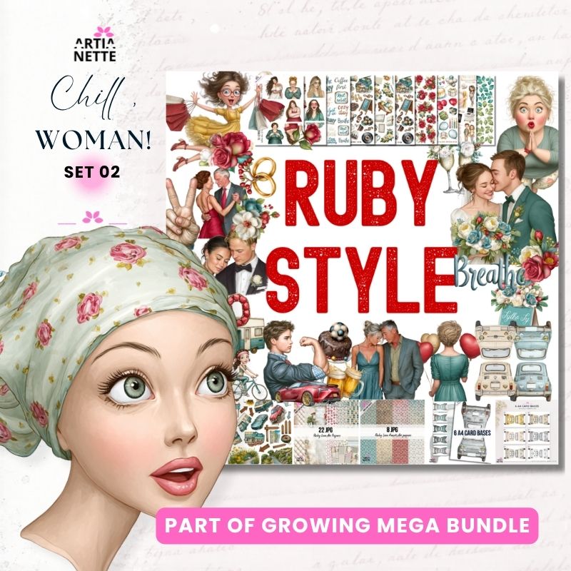 Chill Woman SET 02 – element rosnącego bundle, kupujesz raz i otrzymujesz bez dopłat wszystkie przyszłe dodatki oraz nowe materiały dodawane do zestawu