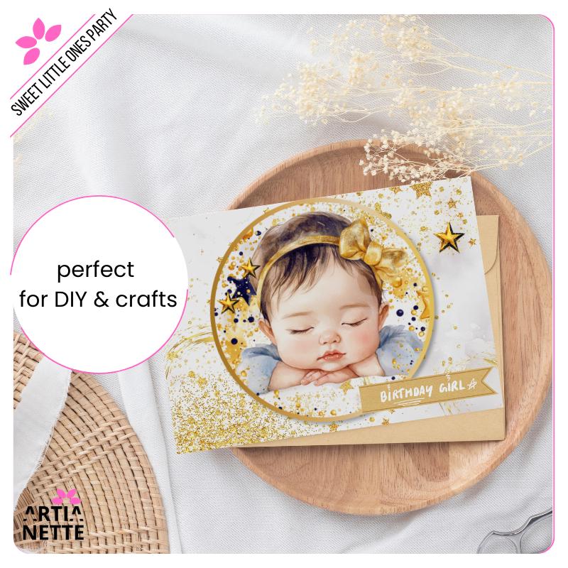 Sweet Little Ones Party Urocze Bobasy 8 PNG, Baby Shower Cyfrowe Grafiki, Urodziny Maluszka, Pliki PNG dla Dzieci